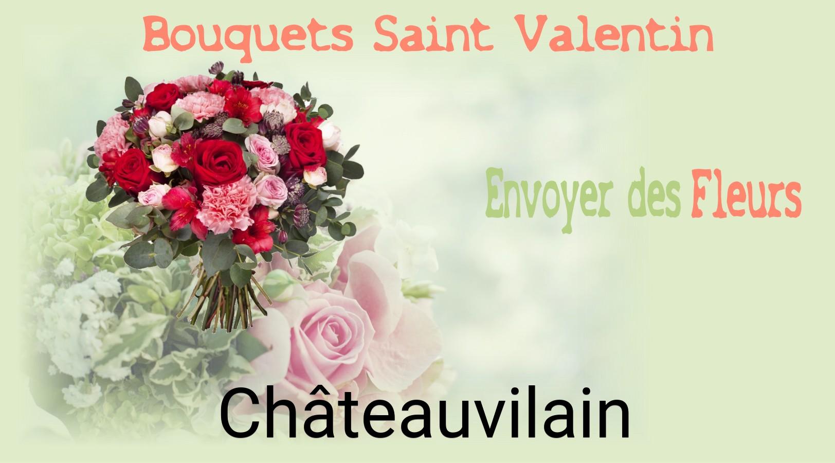 Roses de Saint-Valentin livrées à Châteauvilain